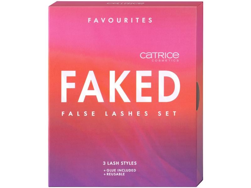 Catrice Faked False Lashes Set 01 Set aus drei künstlichen Wimpern für abwechslungsreiche Looks