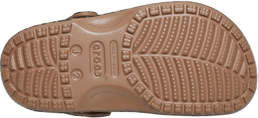 Crocs Schoolkind Tiener clogs bruin panterprint