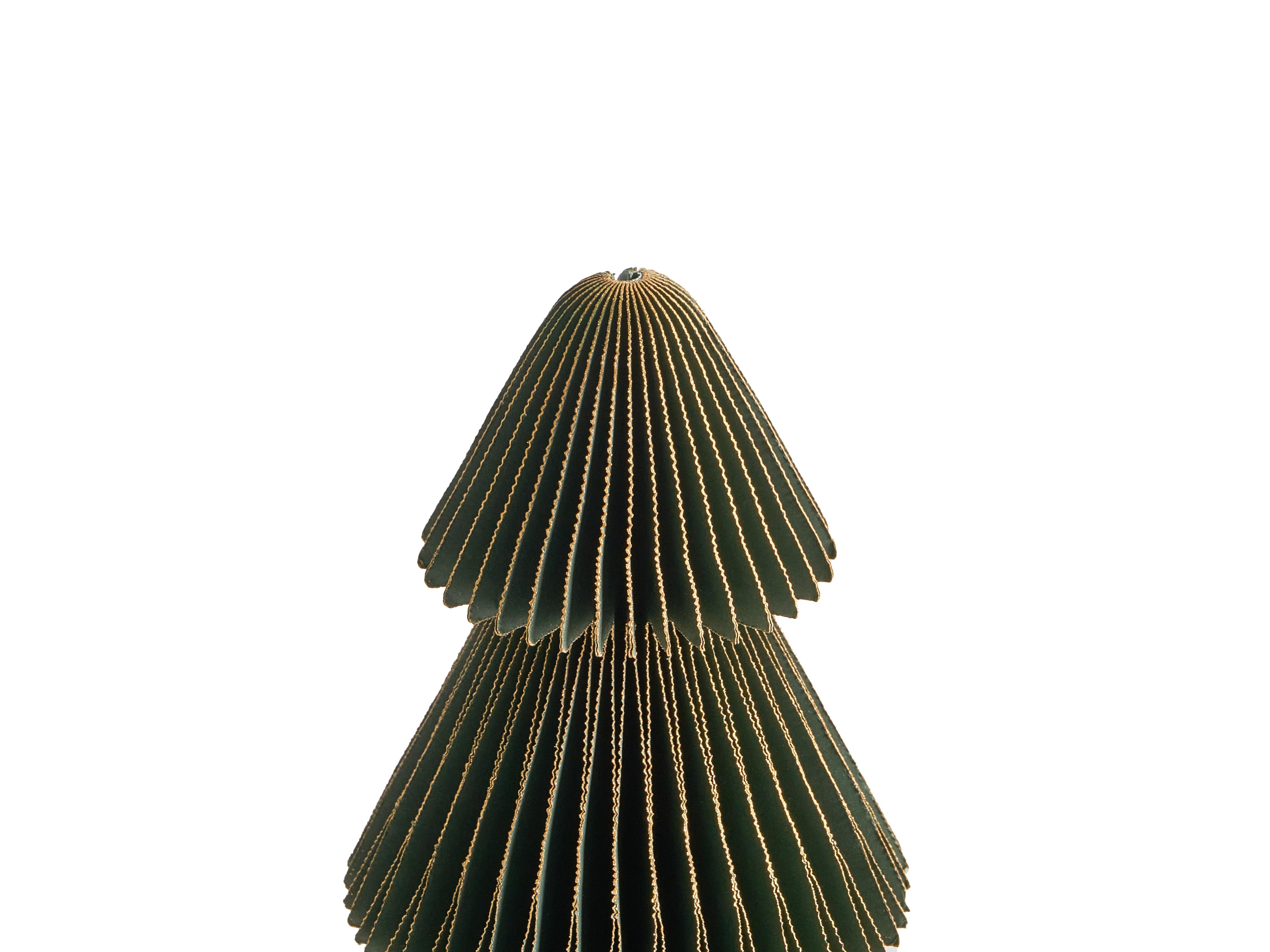 Set van 5 kerstdecoraties VORMA Kerstboom 25 cm Beige/groen