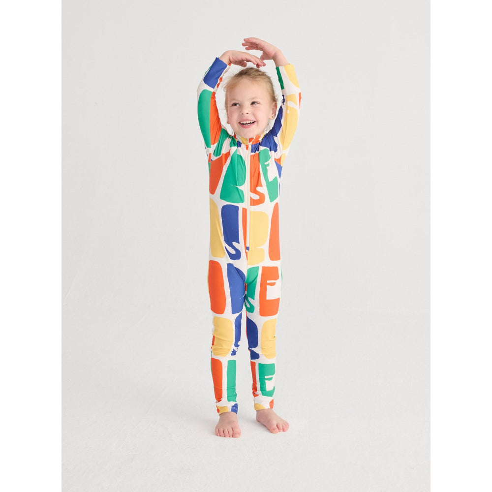 Køb Bobo Choses Offwhite Bobo Choses Farve All Over Swim Overall