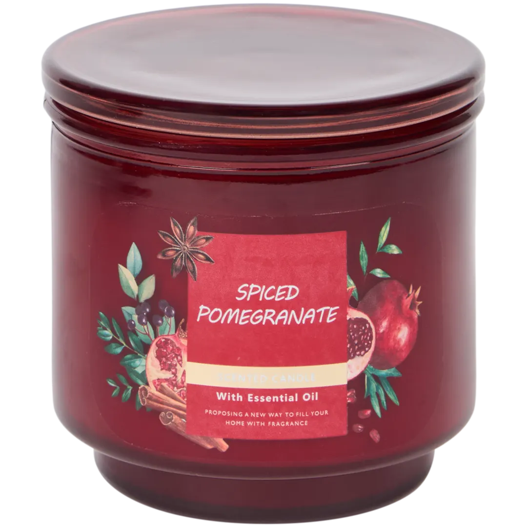 Bougie parfumée avec couvercle