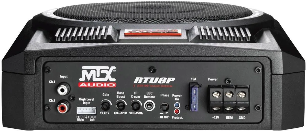 MTX RTU8P Subwoofers voiture