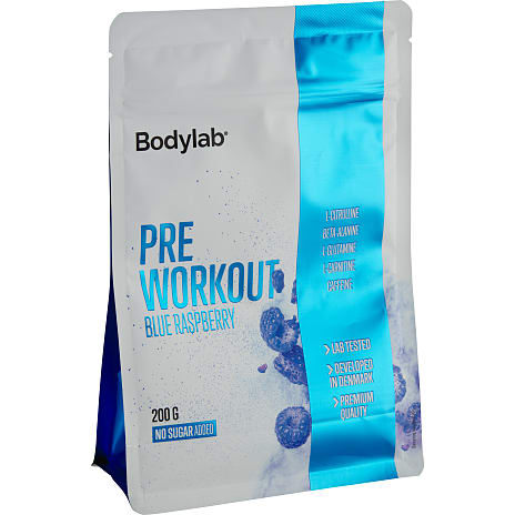 Pre Workout-pulver Blue Raspberry
