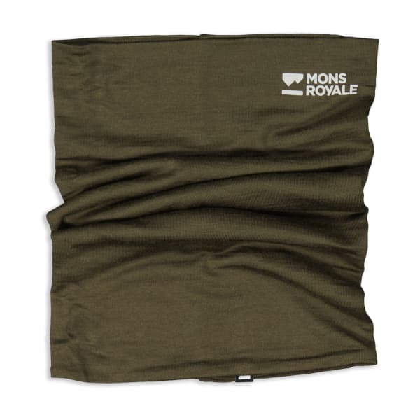 Tour de cou MONS ROYALE MONS ROYAL UNISEX DOUBLE UP NECKWARMER DARK OLIVE