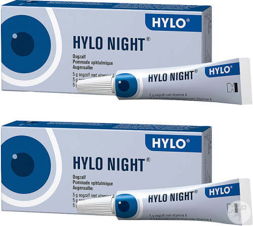 Pack de 2 Hylo Night Pommade Ophtalmique Tube 5g