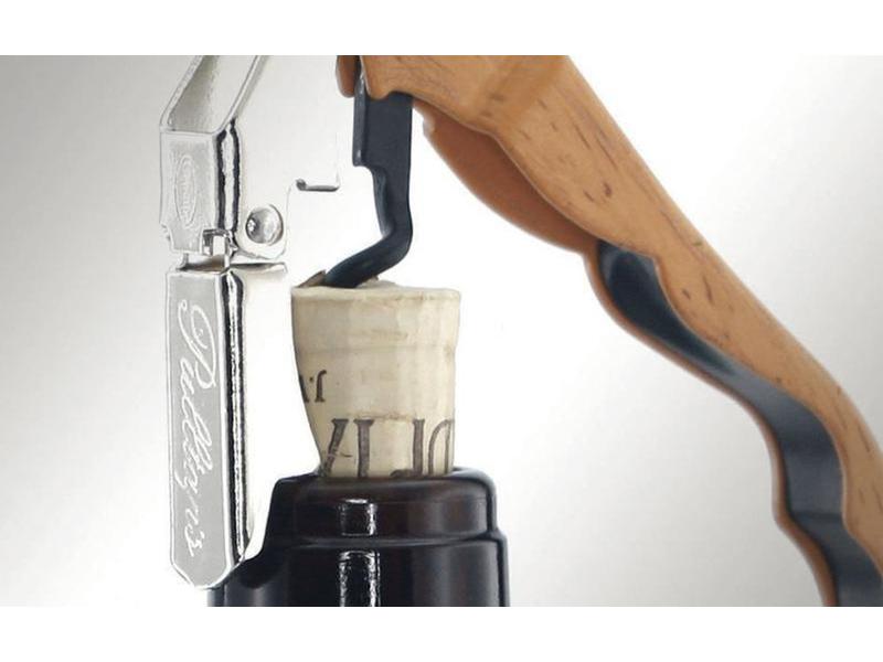 Pulltex Korkenzieher Wood Braun Zapfenzieher mit Holz Effekt