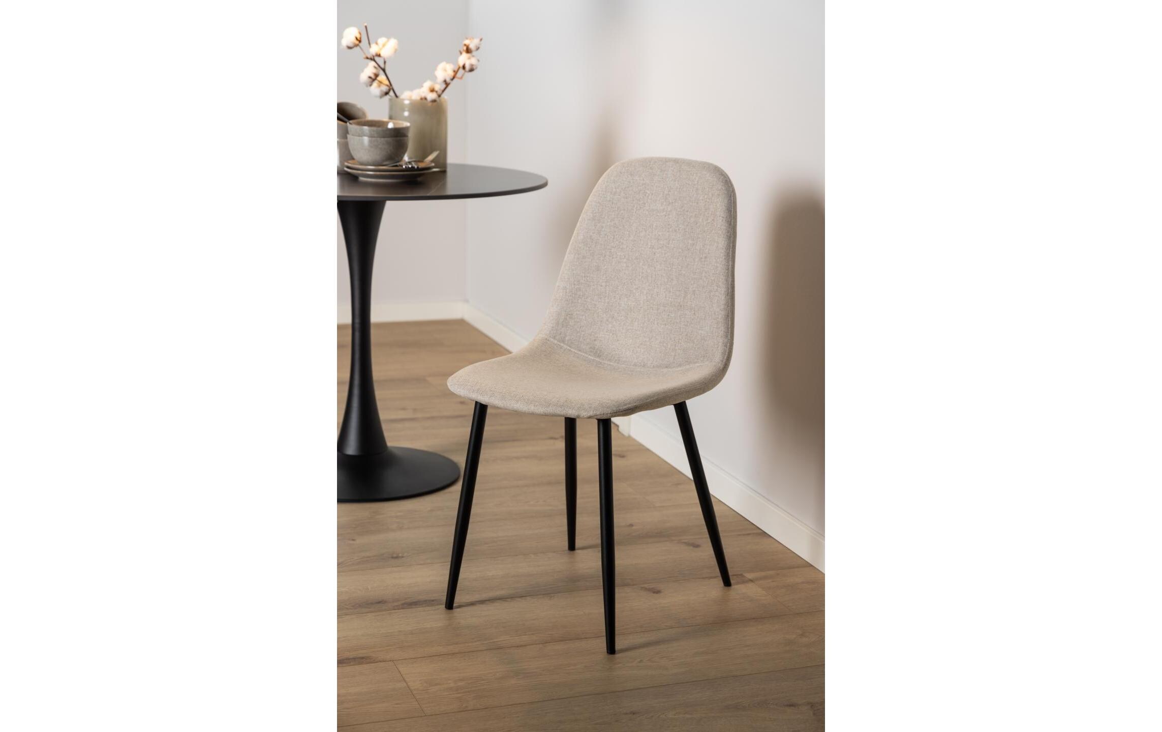 Stuhl Celia 4 Stück, Beige<br>Esszimmerstühle