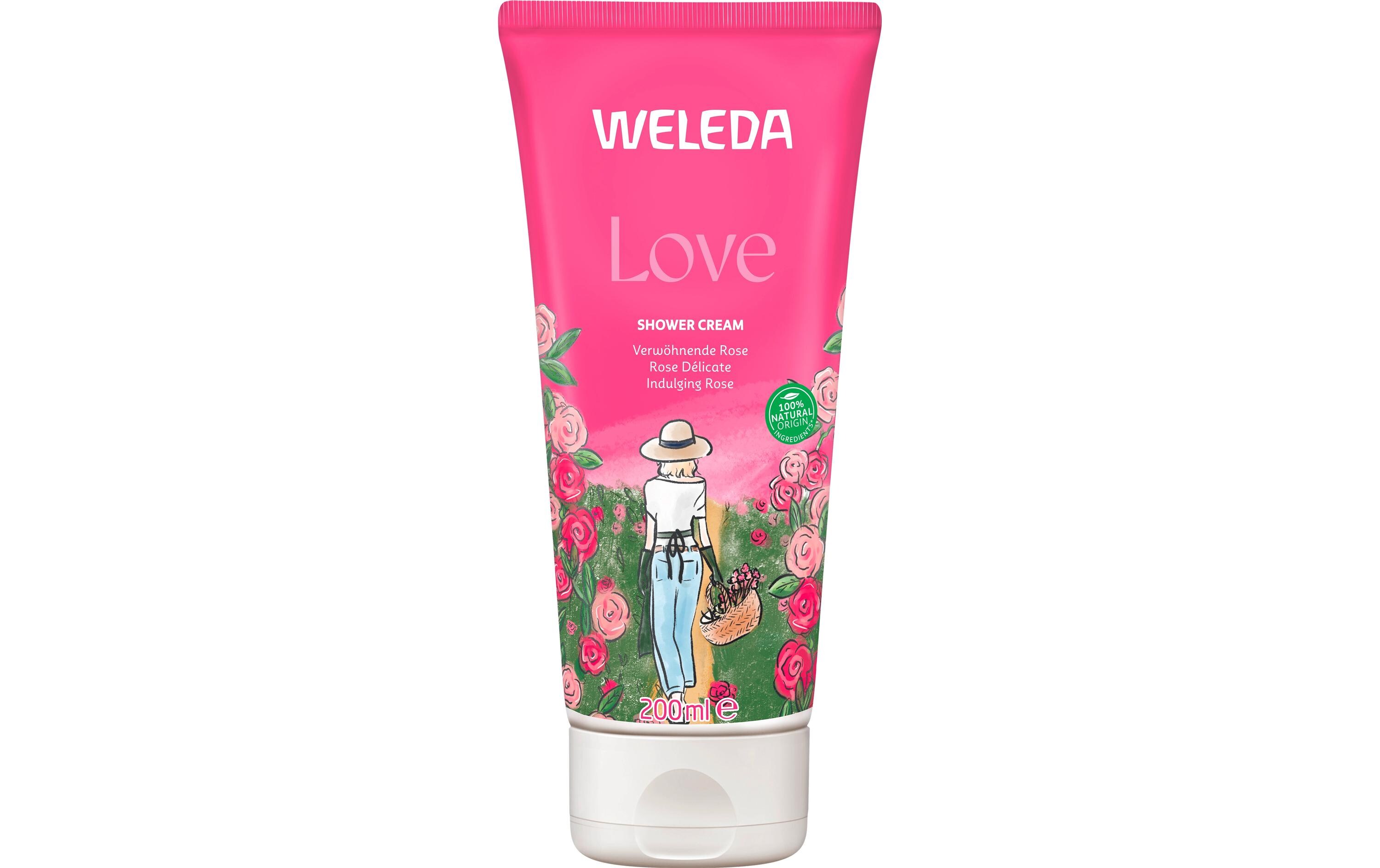 Duschgel Love 200 mlNatürliche Pflegedusche mit ätherischen Ölen