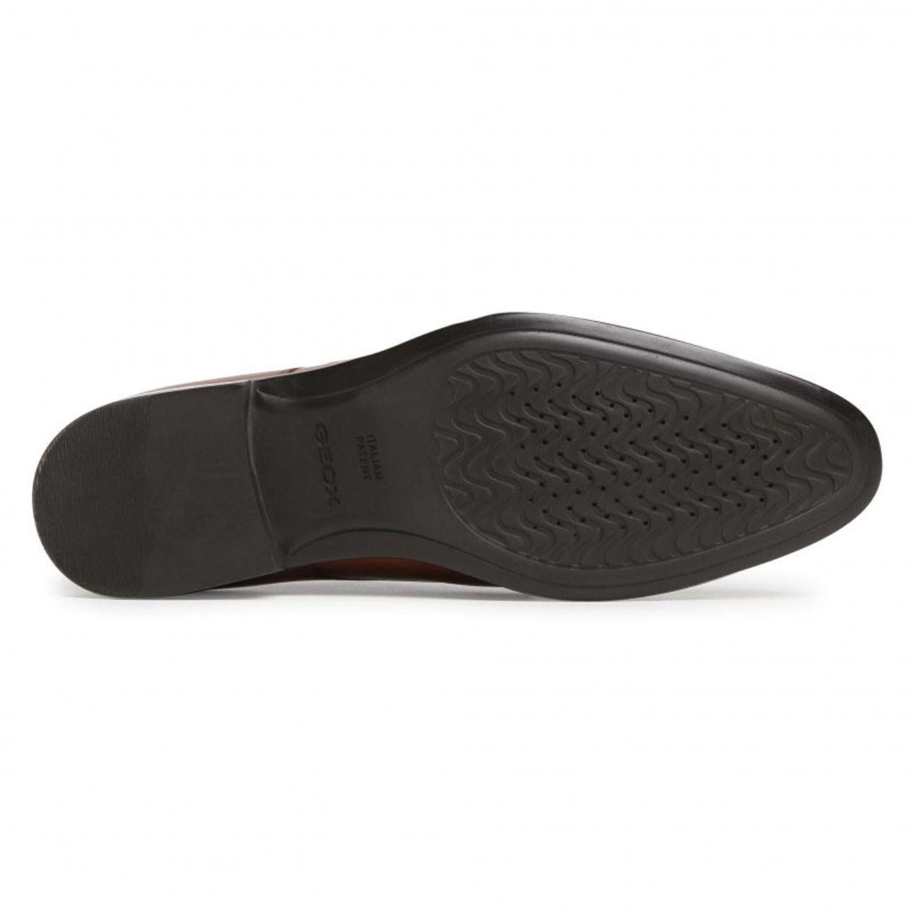 Geox Derbies en Cuir Lacopo cognac