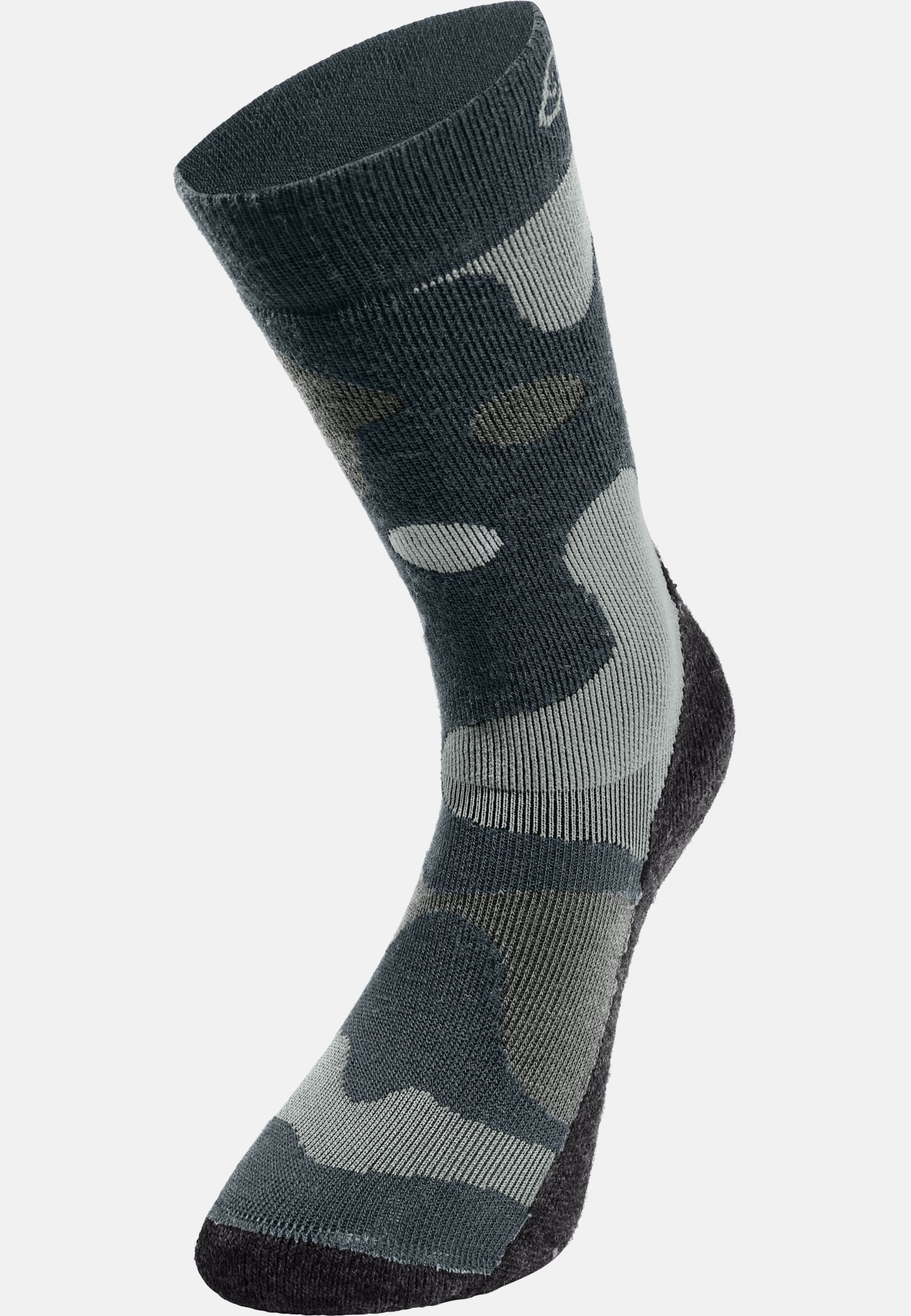 Adventurer Merino Warm Skisocken in shadow - urban chic
