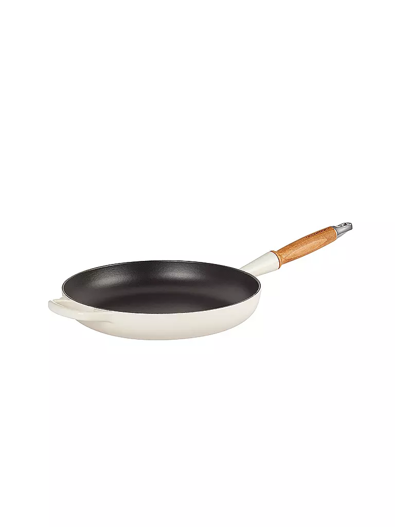 LE CREUSET Bratpfanne Signature 28cm Merinuge creme