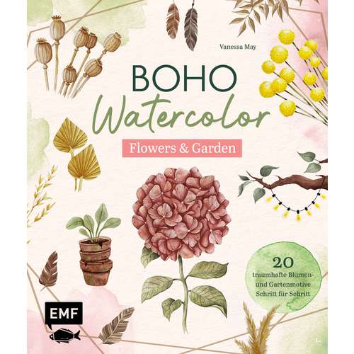 Boho Watercolor – Flowers & Garden