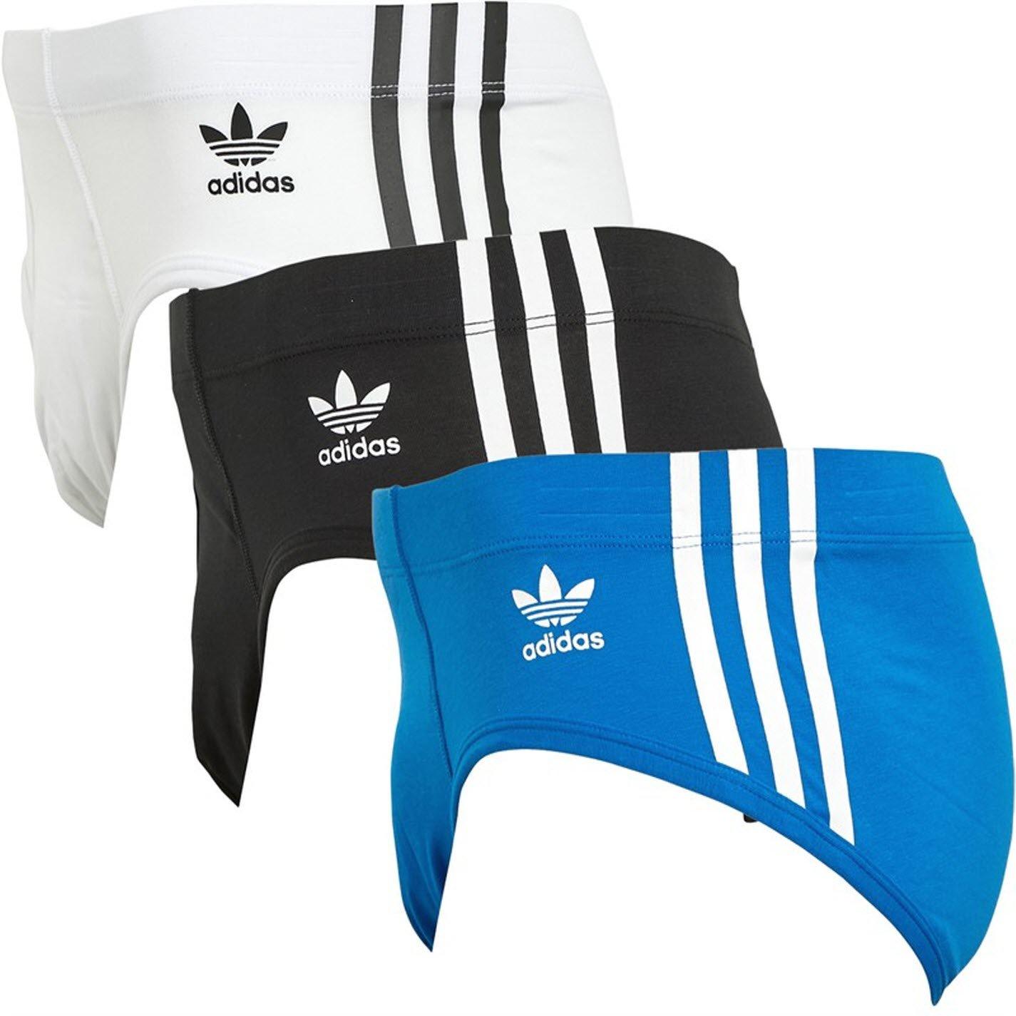 adidas Originals 3 Pack 3 Stripe Briefs