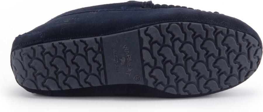 Warmbat Australia Barron suède pantoffels zwart