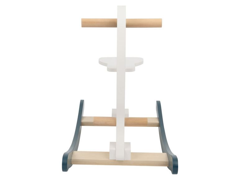Houten schommeldier of loopfiets