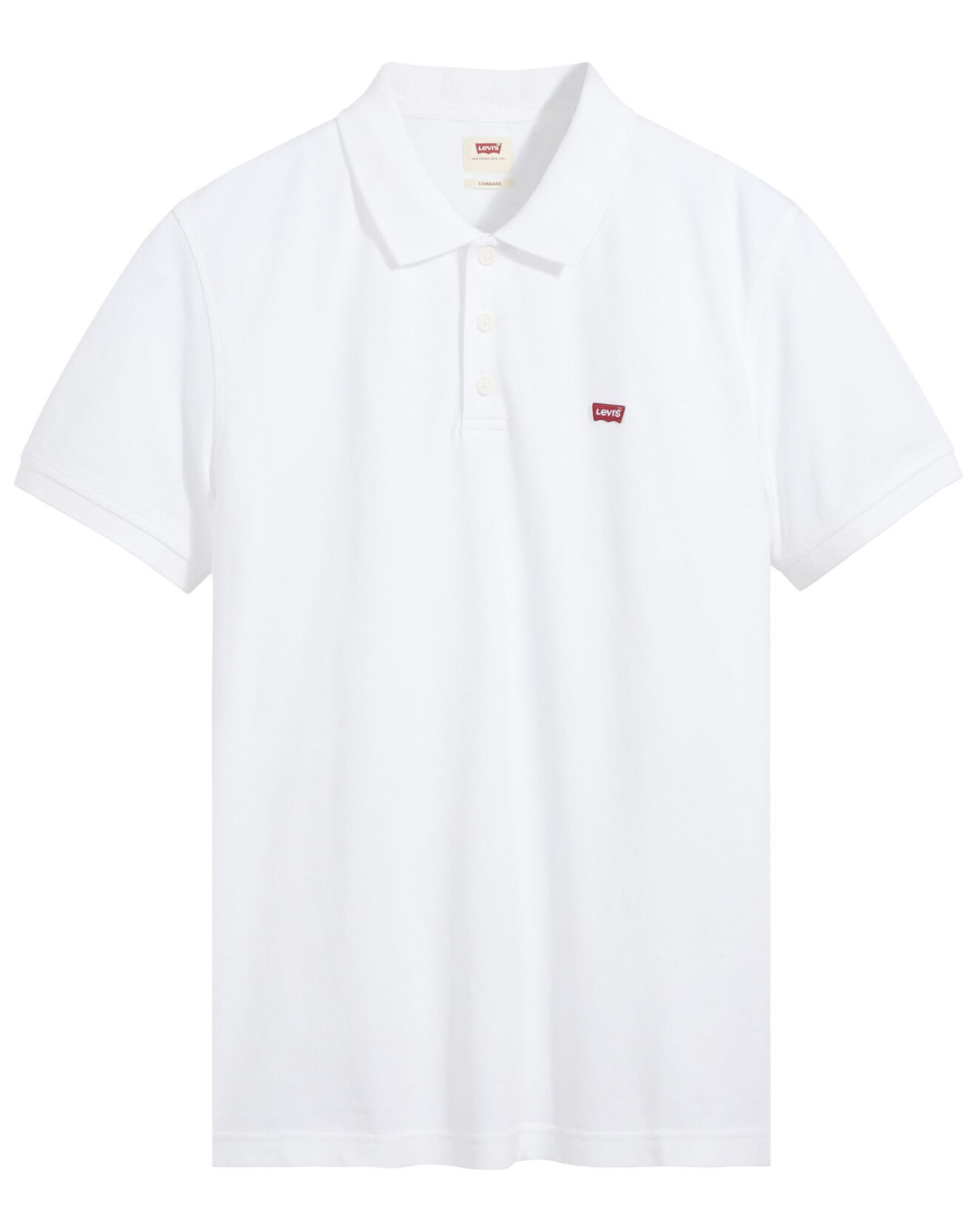 Levi's® Polo Housemarked en Coton Regular Fit blanc