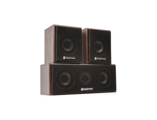 FENTON - Enceinte satellite Système home cinéma 5.0 - noyer