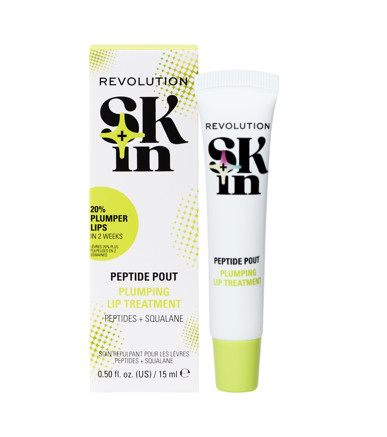 Revolution Skin - Bálsamo labial com peptídeos Plumping Peptide Pout