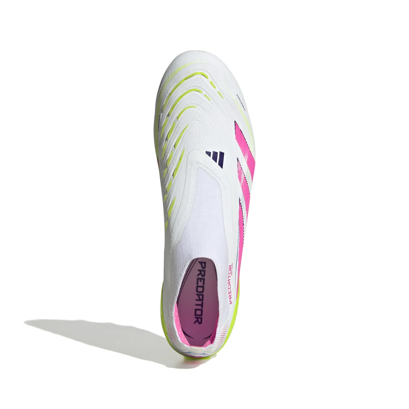 Adidas Predator Elite Veterloze Kunstgras Voetbalschoenen (AG) Wit Roze Neongeel