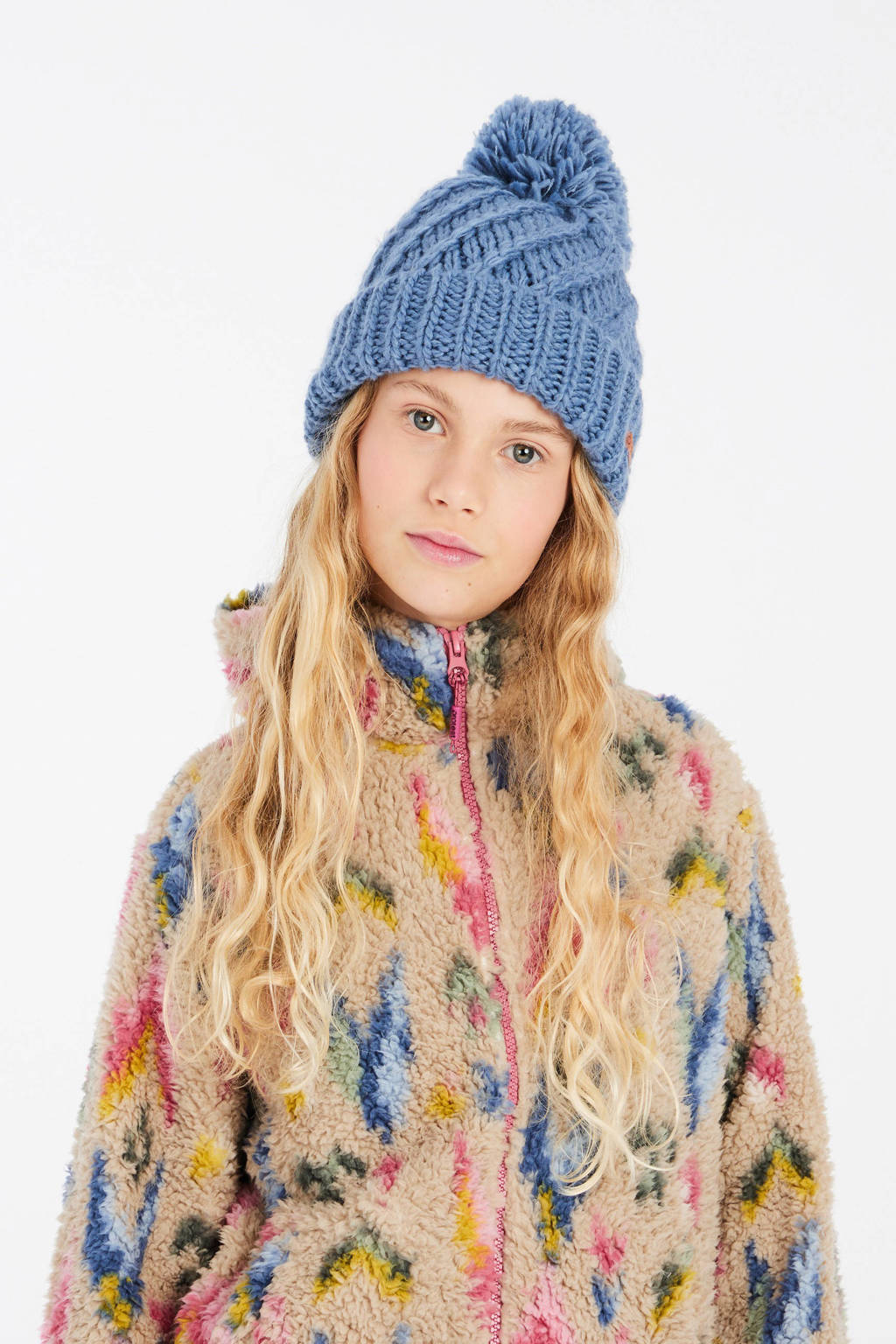 Protest fleecevest Suus beige/multi