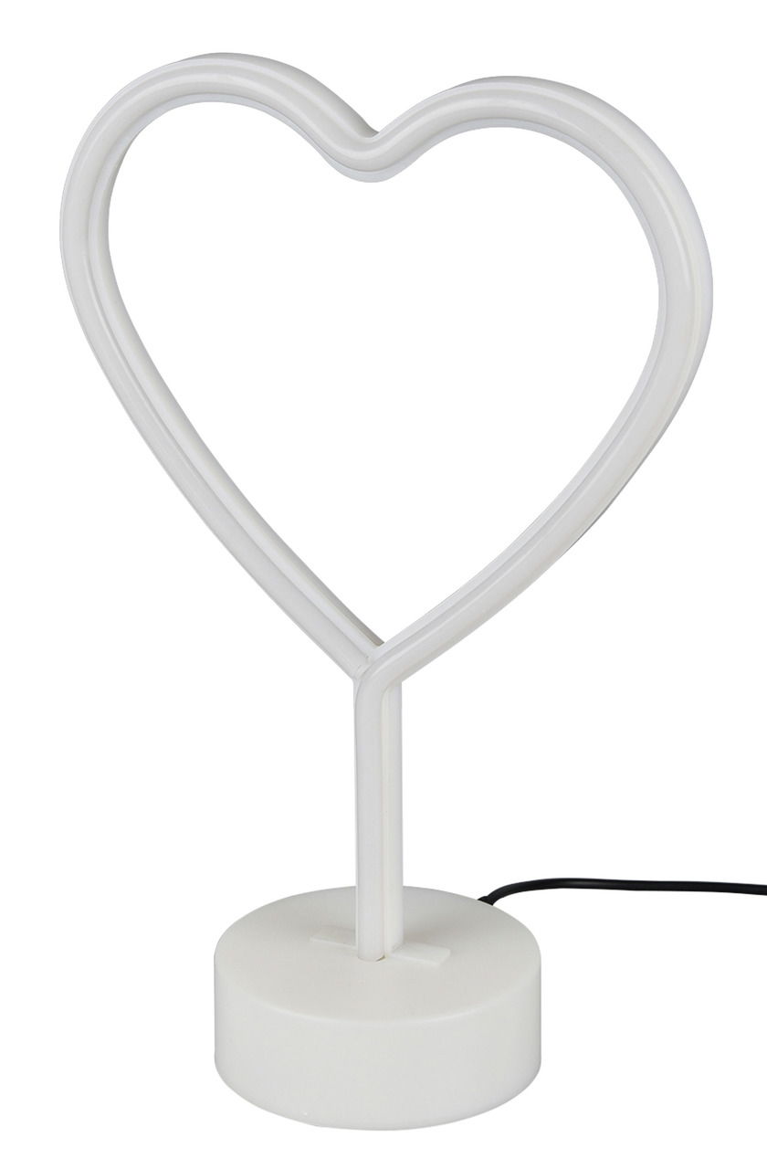 Reality Leuchten LED-Tischleuchte HEART FUN