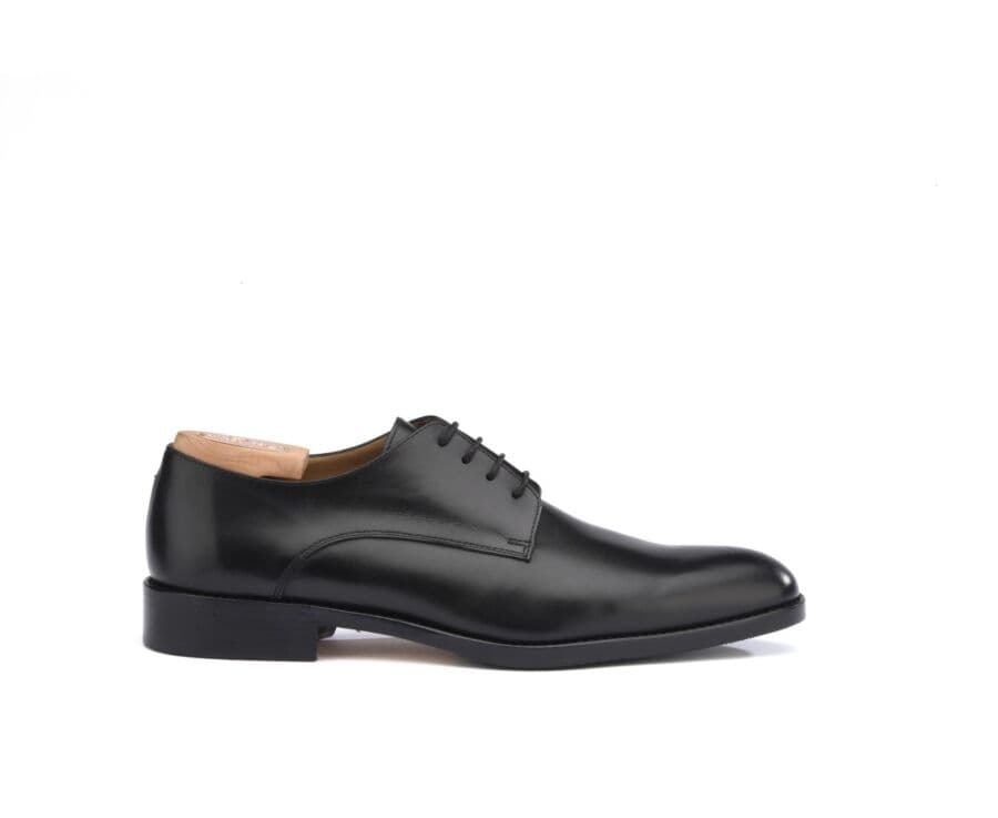 Derbies homme Noir semelle cuir avec patin - PHILIP II PATIN