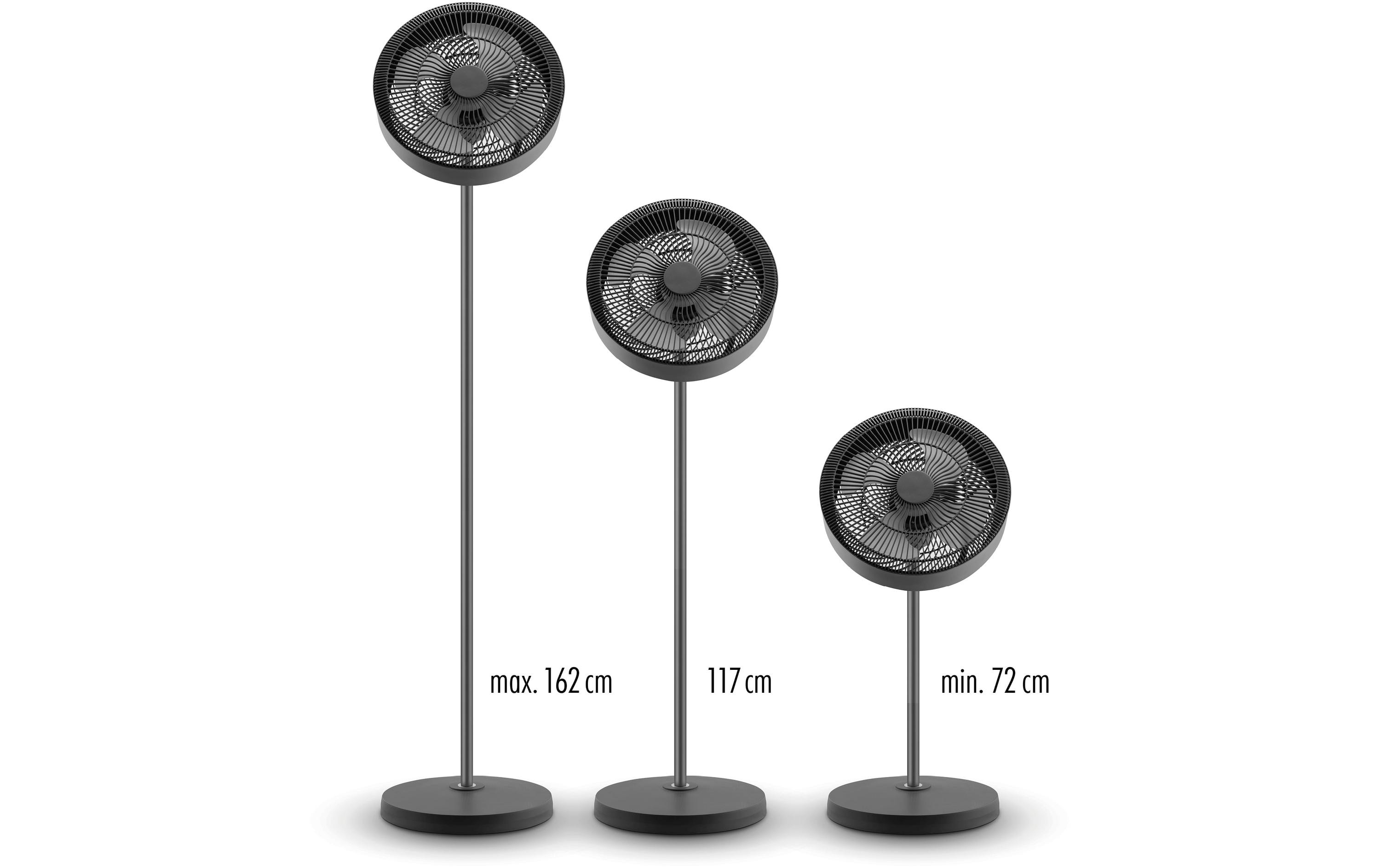 Standventilator Ambiance Anthrazit<br>Standventilator mit Licht
