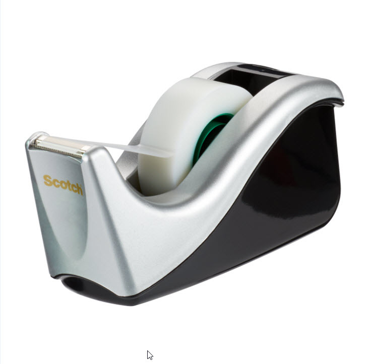 Scotch Tischabroller C-60-ST, schwarz/silber