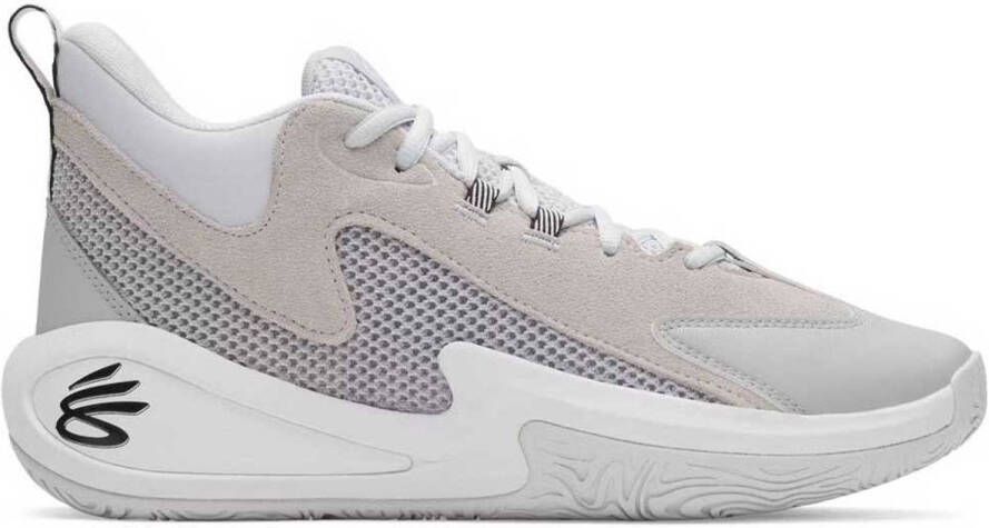 Under Armour Curry 3z 25 Suede Basketbalschoenen Grijs 1 2