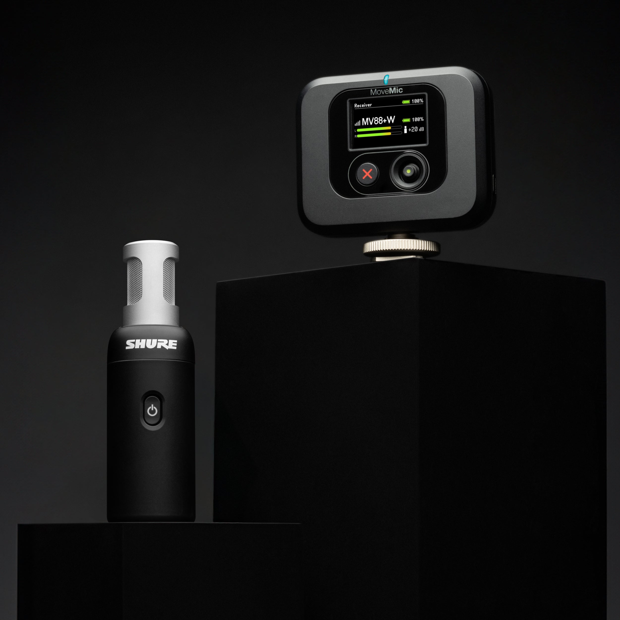 Shure MoveMic 88+ Kit draadloze stereomicrofoon
