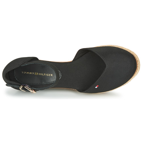 Tommy Hilfiger - BASIC CLOSED TOE MID WEDGE - Noir