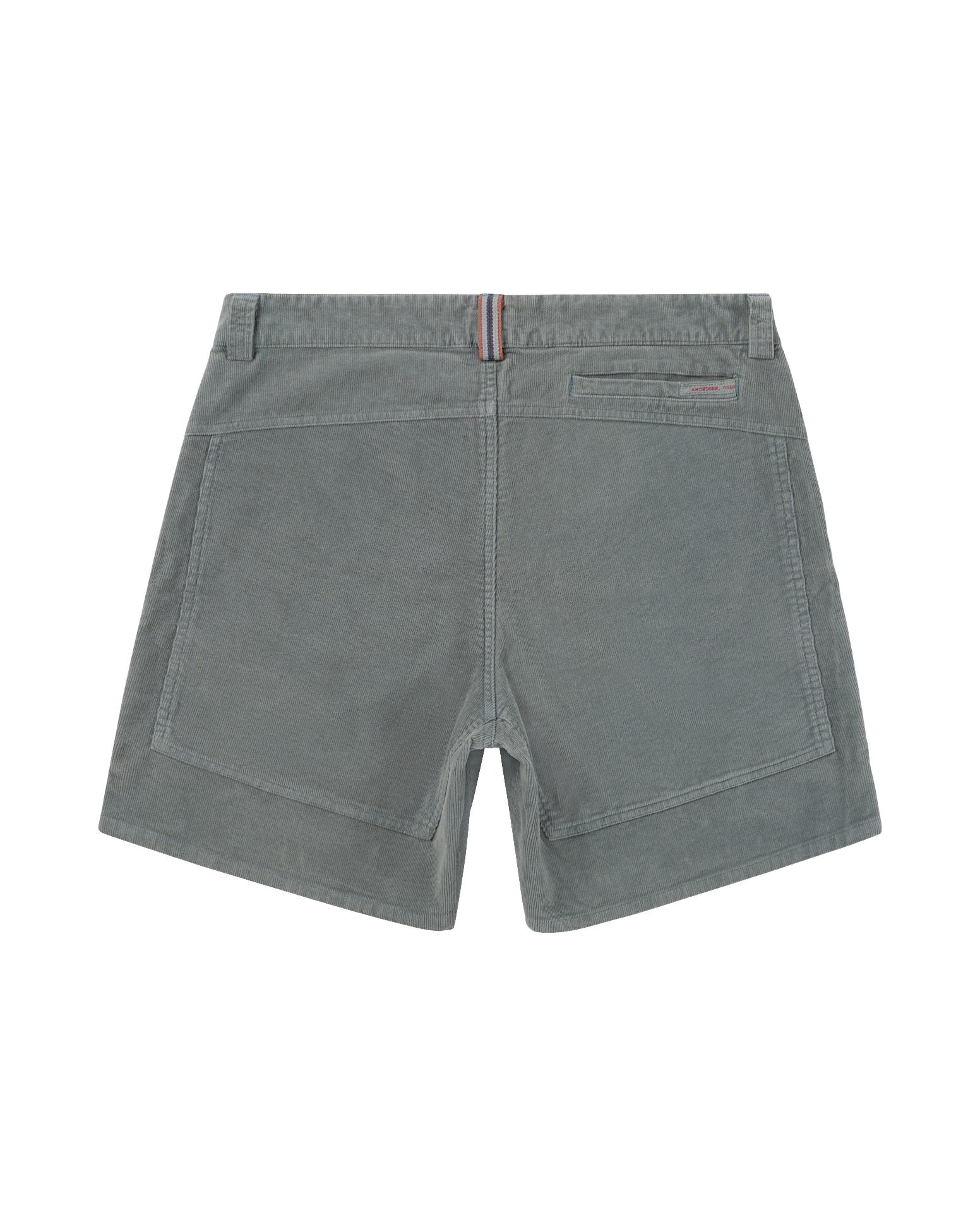 Amundsen 7Incher Cord G. Dyed Shorts Stormy Blue