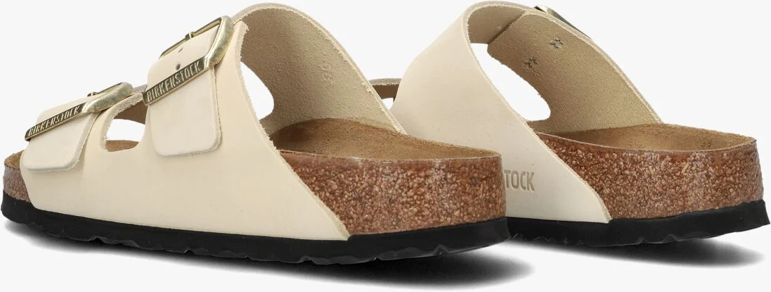 BIRKENSTOCK ecru birkenstock slippers arizona dames