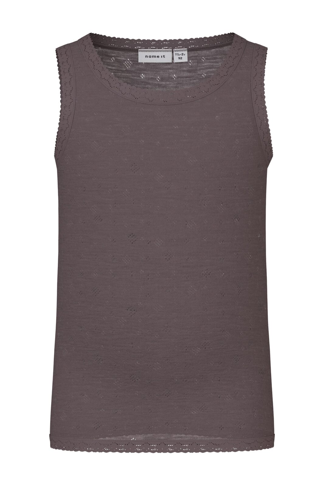 Name It Nmfwang Wool Needle Tank Top 4474940 sparrow