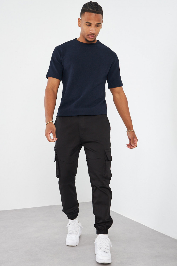 Pantalon cargo noir