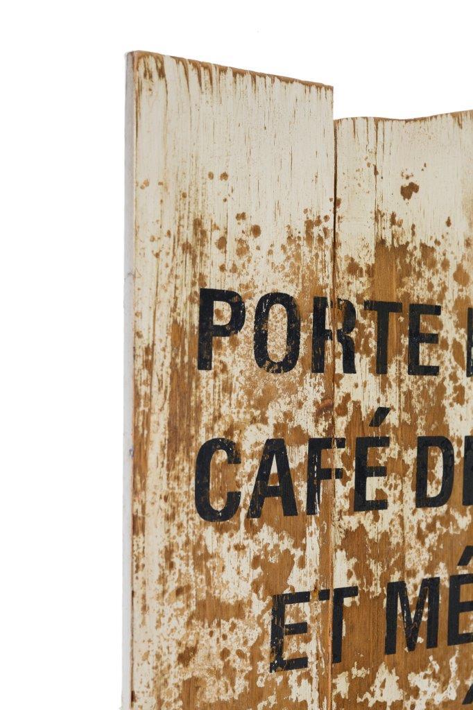 Holzschild - Porte Maillot - 40x120 cm