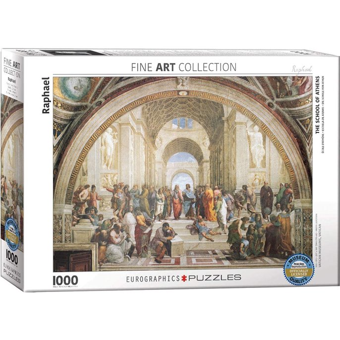 Puzzle : 1000 pièces - Raphaël - L'École d'Athènes