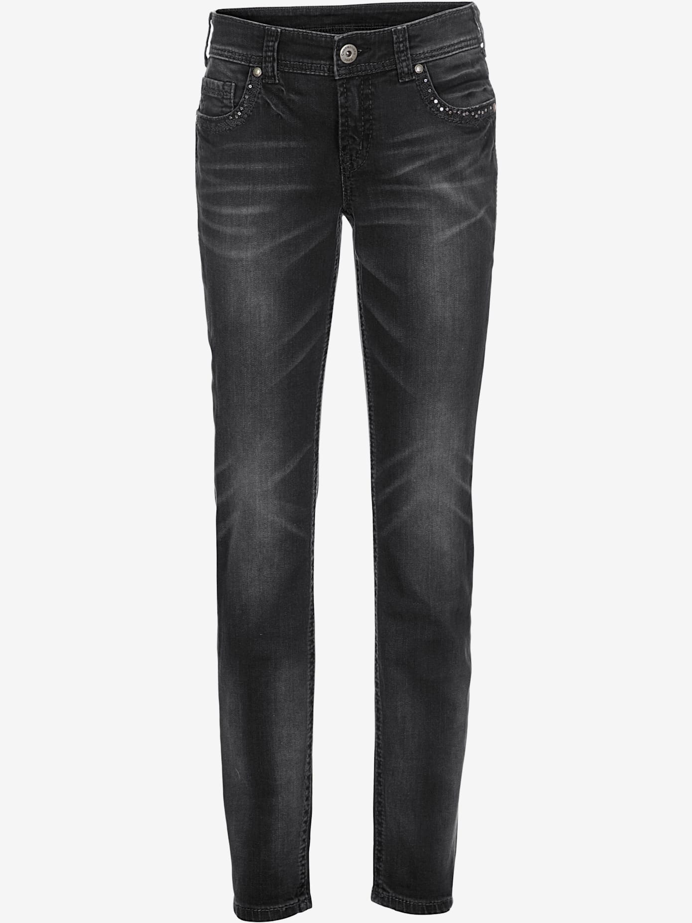 Jeans effet ventre plat coupe skinny