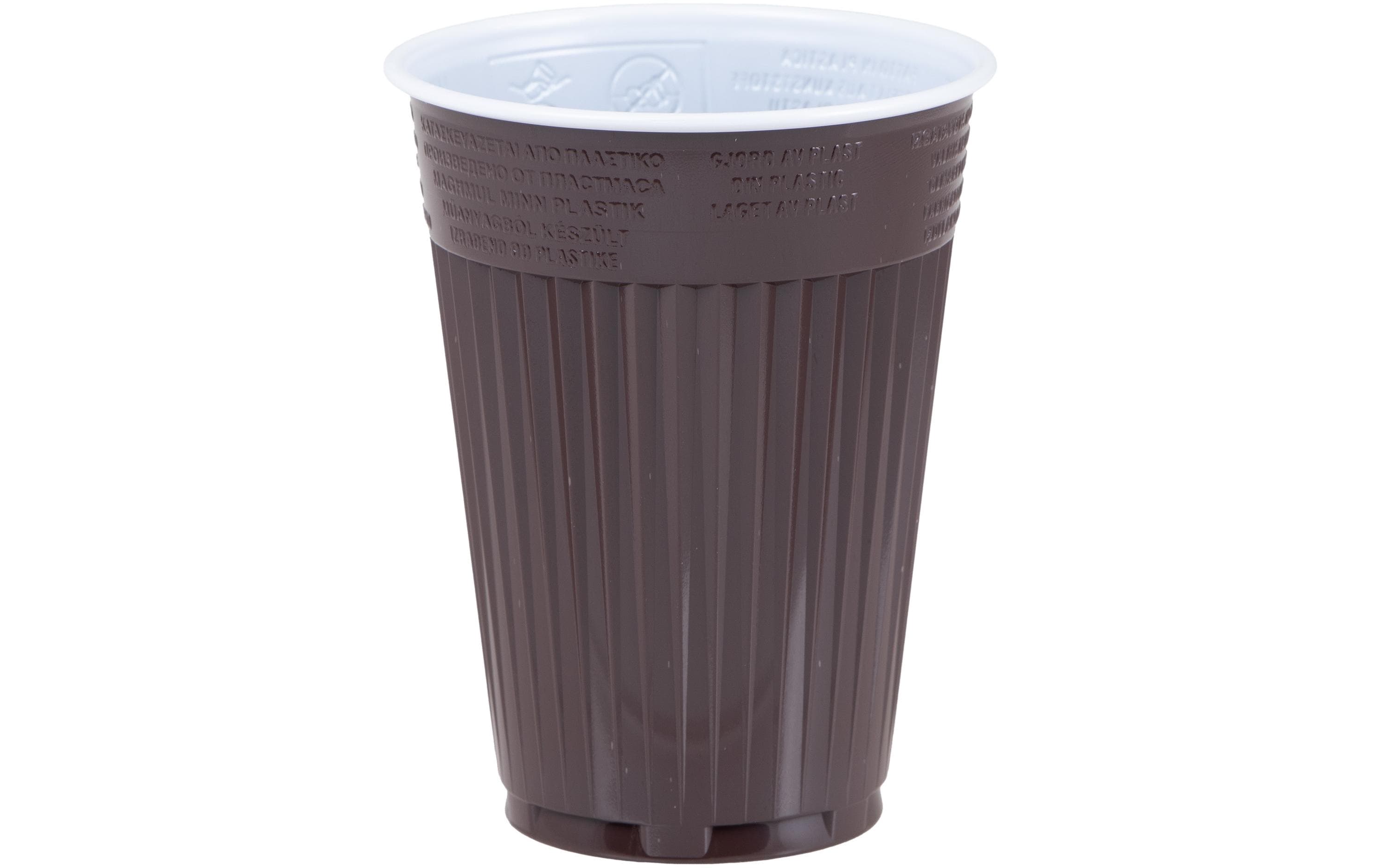 Einweg-Kaffeebecher 180 ml, 100 Stück, BraunAutomatenbecher