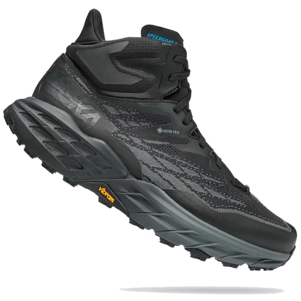 Chaussure trail HOKA ONE ONE SPEEDGOAT 5 MID GORE-TEX BLACK/BLACK