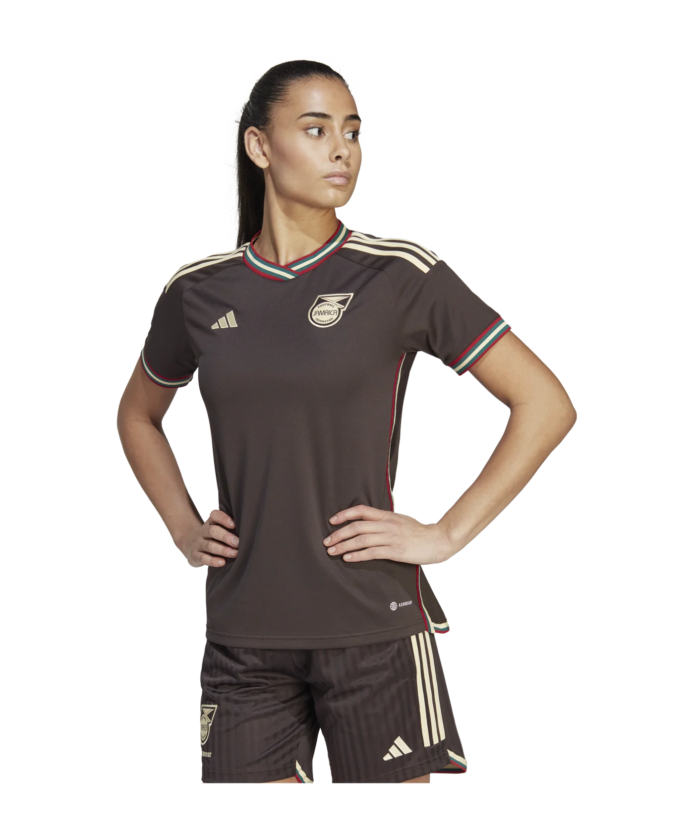 adidas Jamaica Trikot Away Frauen WM 2023 Damen Braun