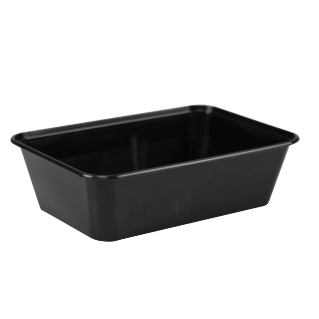 Bak, PP, 650ml, 172x120x45mm, zwart