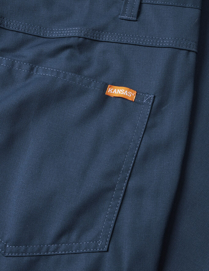 Mads Nørgaard - Copenhagen Kansas MN Twill Trousers Blå