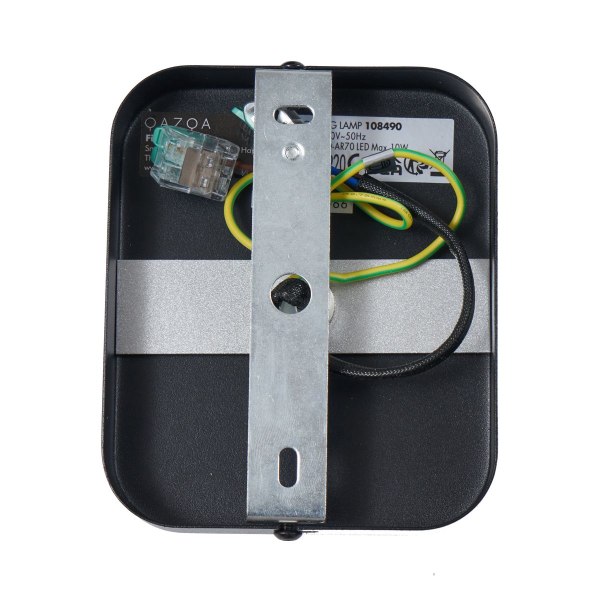 Design plafondspot zwart GU10 70mm draai- en kantelbaar - Vo