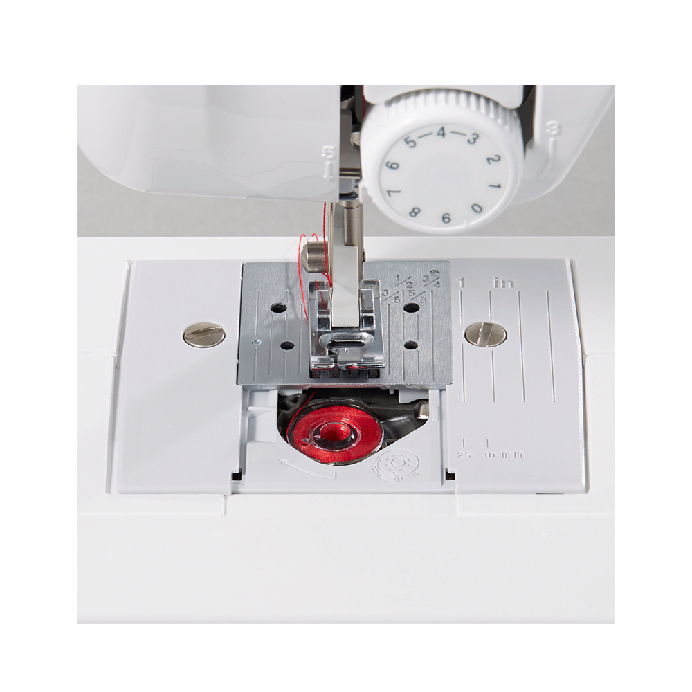 J17S Nähmaschine Mechanische Freiarm Nähmaschine für Einsteiger (J17SVM1) - Weiss / Lila