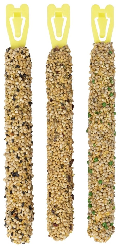 Vitakraft - Bird treats - 10 x Kräcker Mix banana/herbs/kiwi for budgies (bundle)