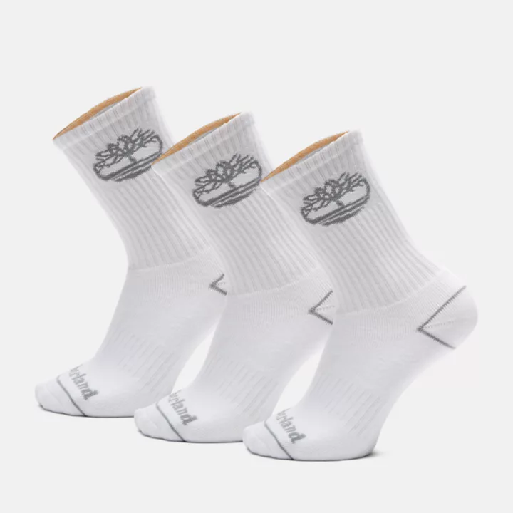 Lot de 3 paires de chaussettes Bowden en blanc