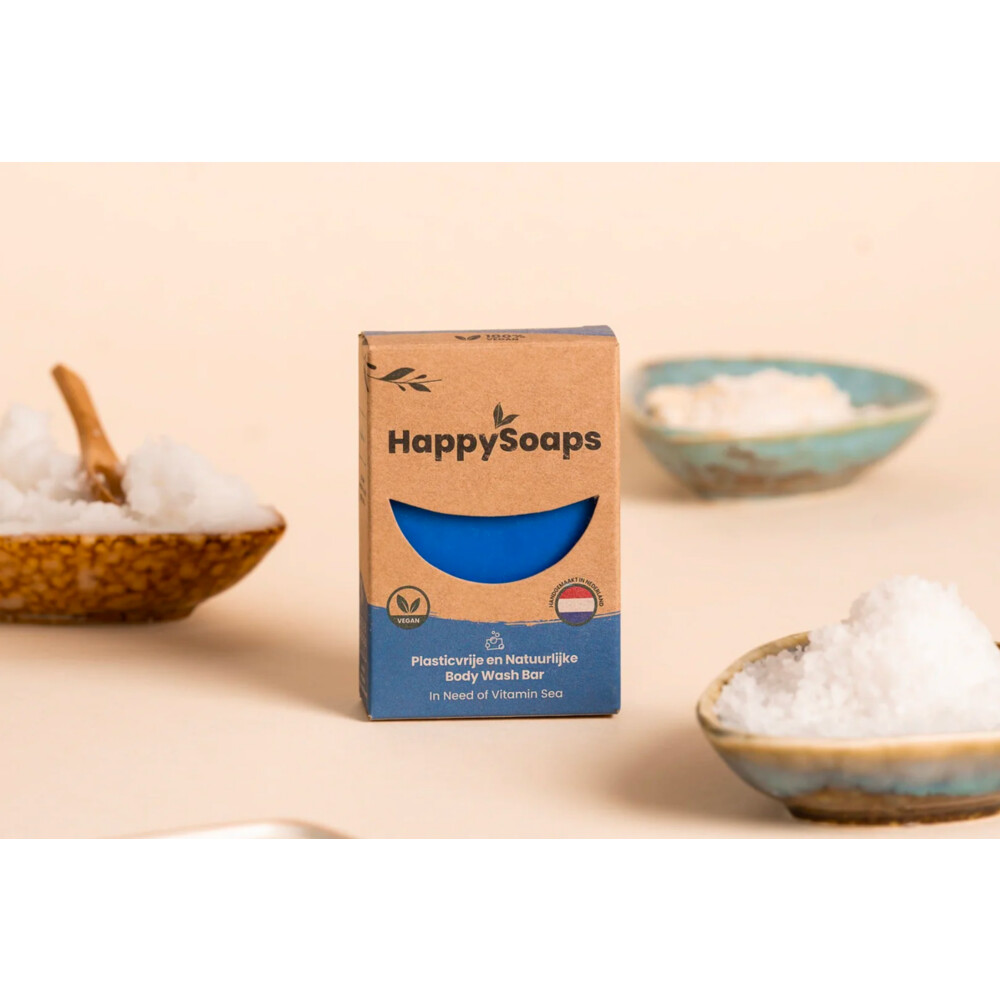 HappySoaps Body Wash Bar In Need Of Vitamin Sea100 gr