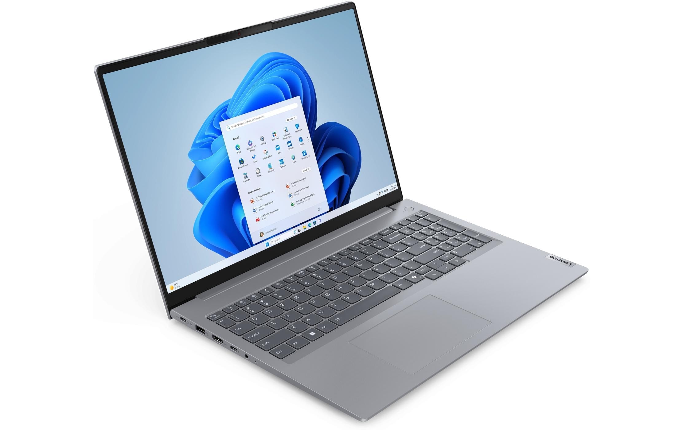 Lenovo Notebook »ThinkBook 16 G7 ARP (AMD)« 40,48 cm / 16 ″ AMD Ryzen 5 Radeon 512 GB SSD