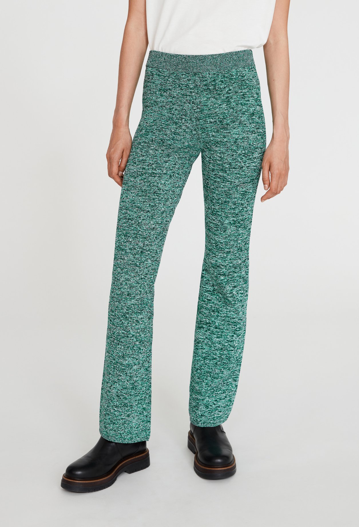 Pantalon maille effet chinee